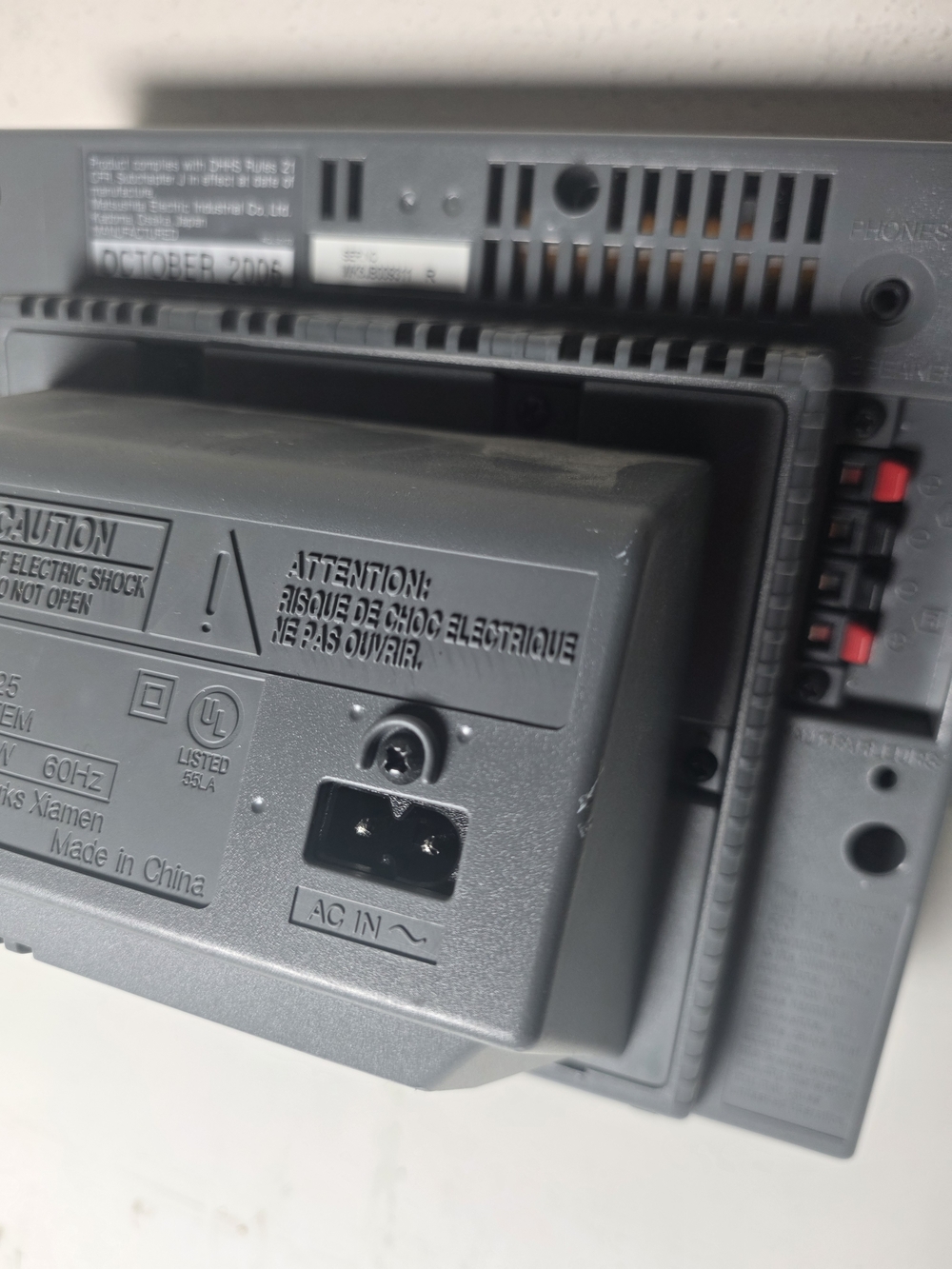 Panasonic Silver Portable CD Stereo System - Picture 7 of 8